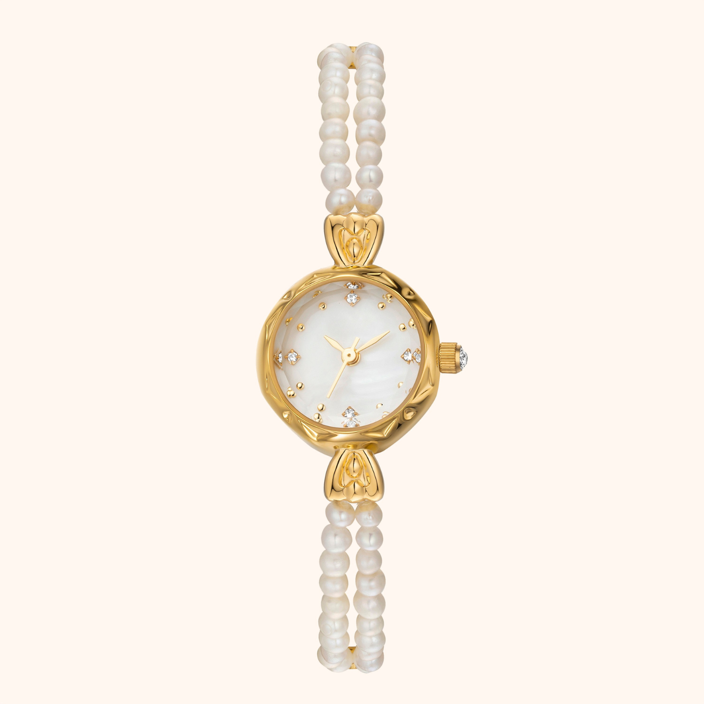 Noelle | Reloj Perlas Oro