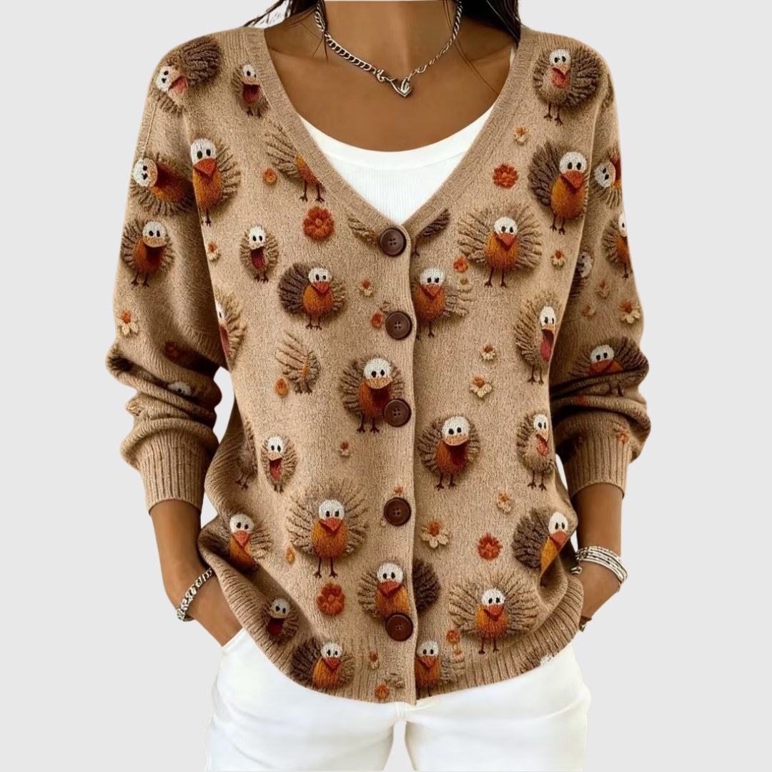 Cardigan con bottoni