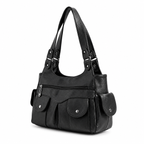 Borsa Studios Nove su sfondo bianco