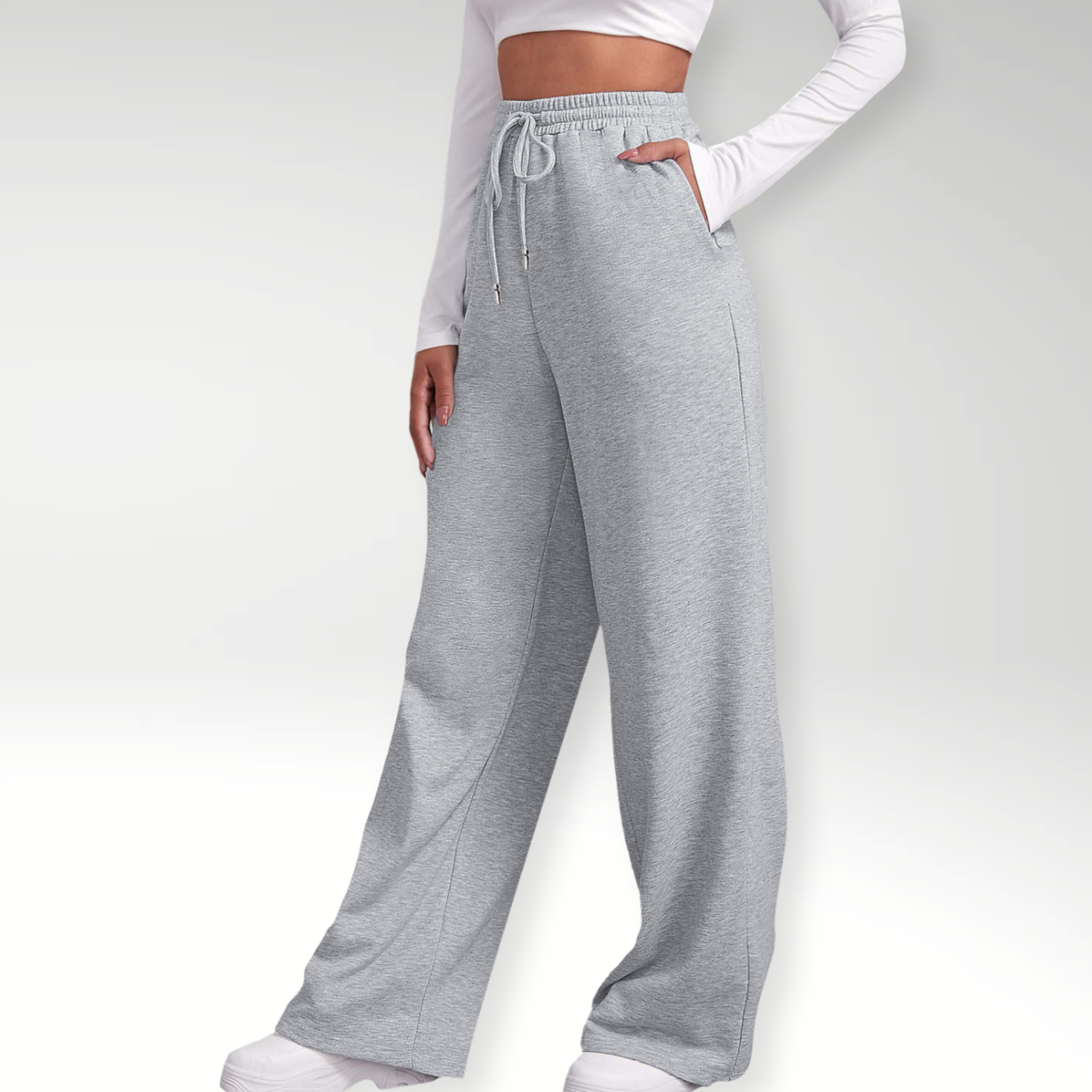 Nove | Pantalones  de pierna ancha y corte informal