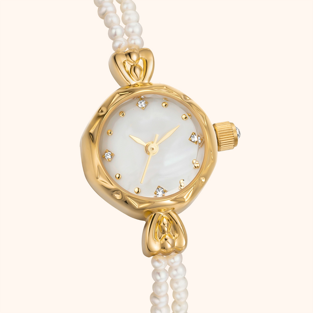 Noelle | Reloj Perlas Oro