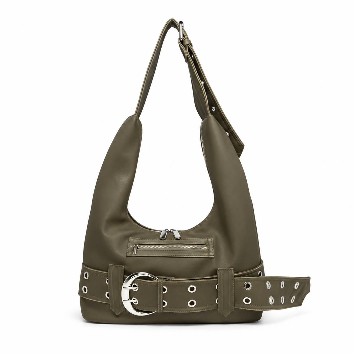 Borsa Studios Nove su sfondo bianco