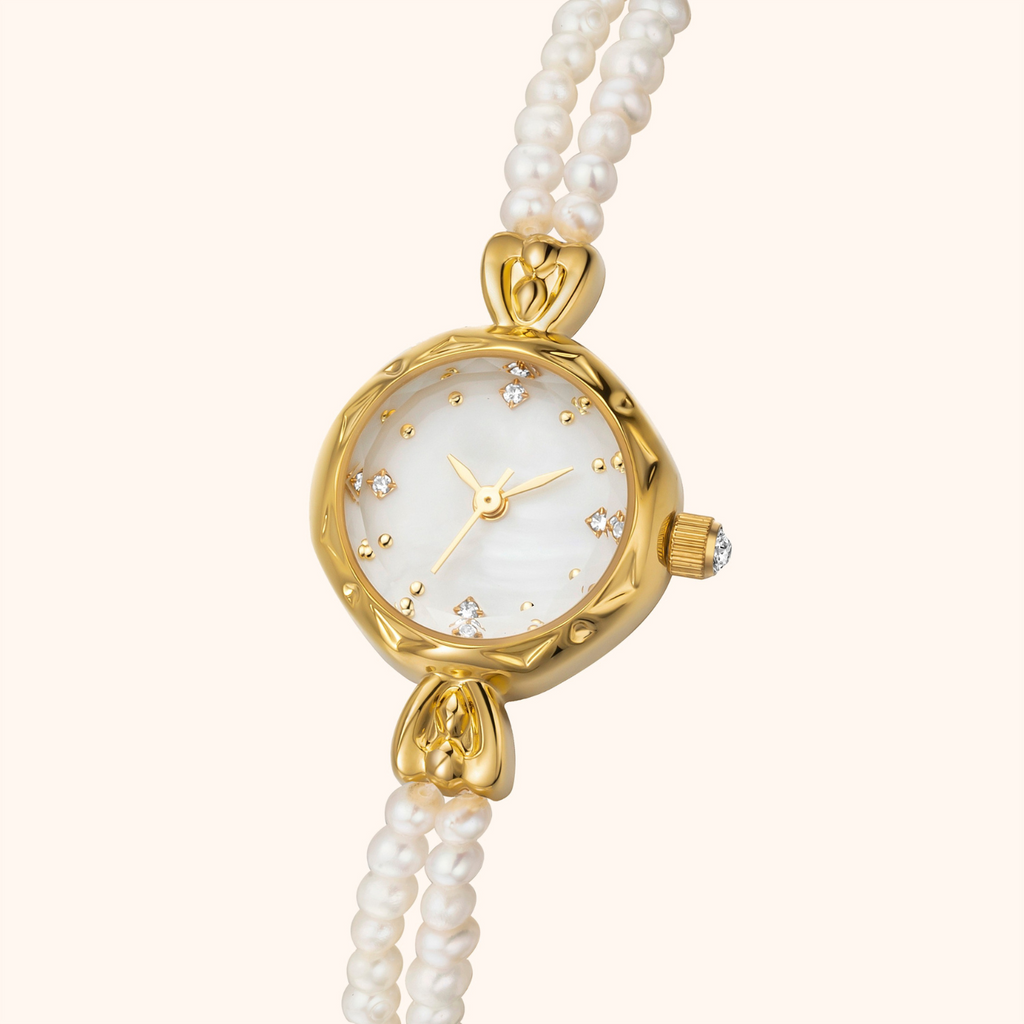 Noelle | Reloj Perlas Oro