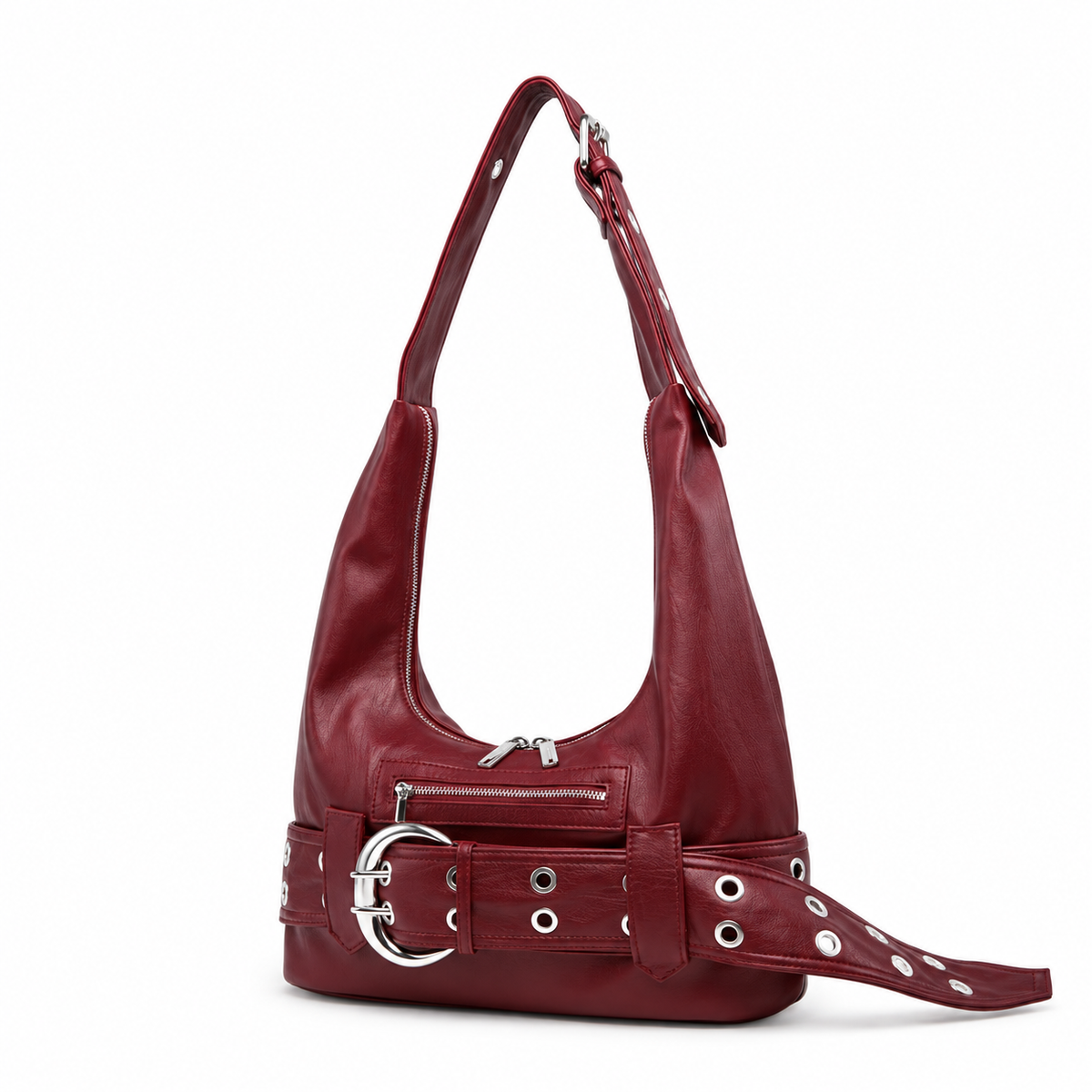 Borsa Studios Nove su sfondo bianco