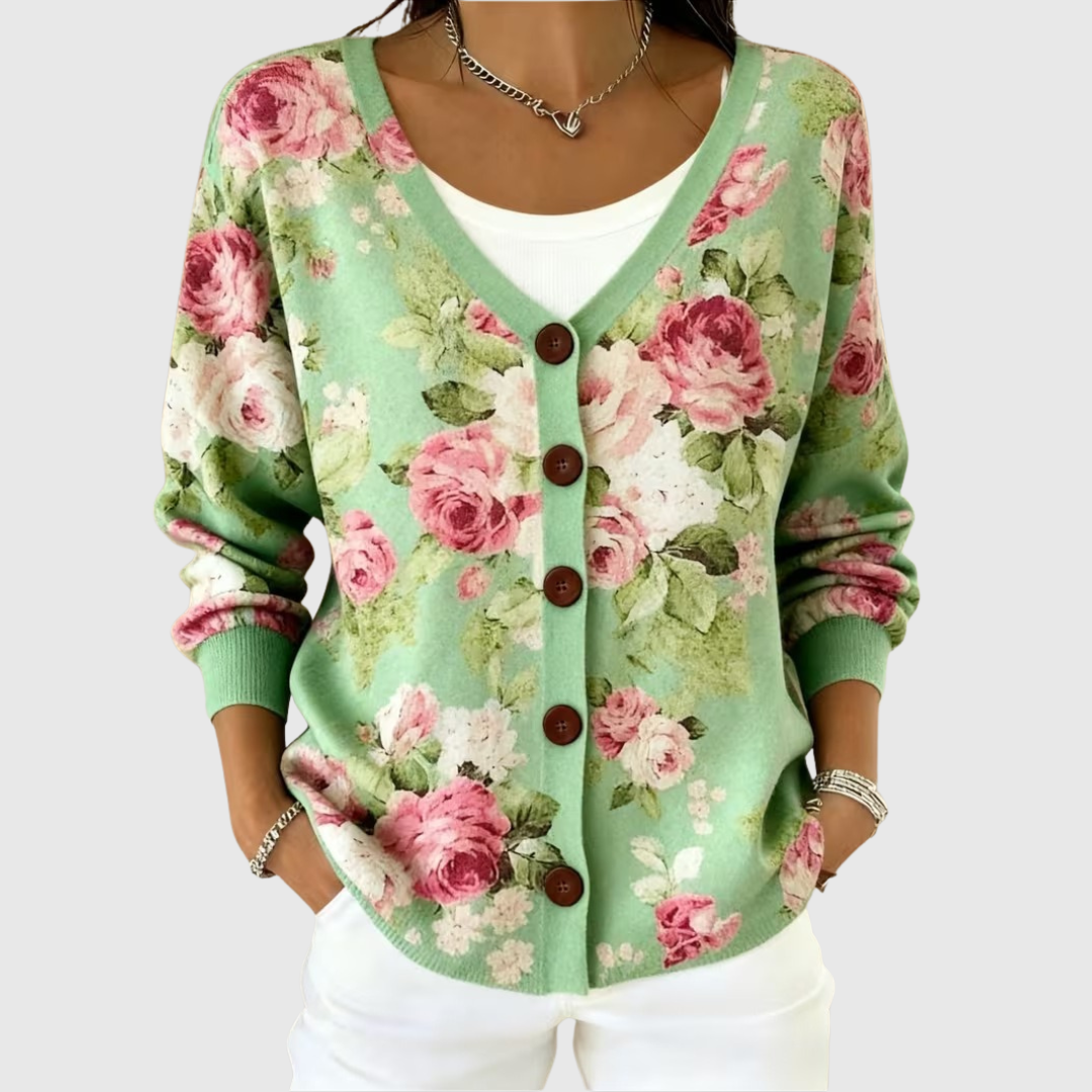 Cardigan con bottoni