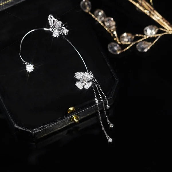 Pendientes sencillos de mariposa