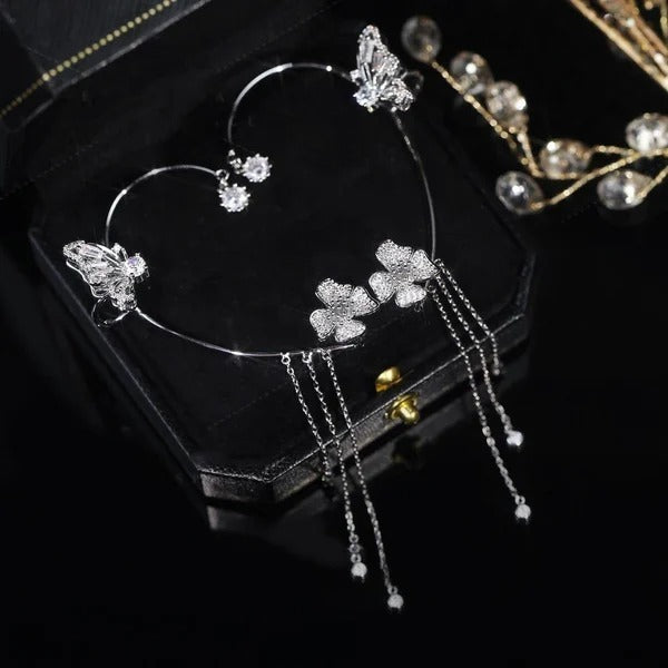 Pendientes sencillos de mariposa