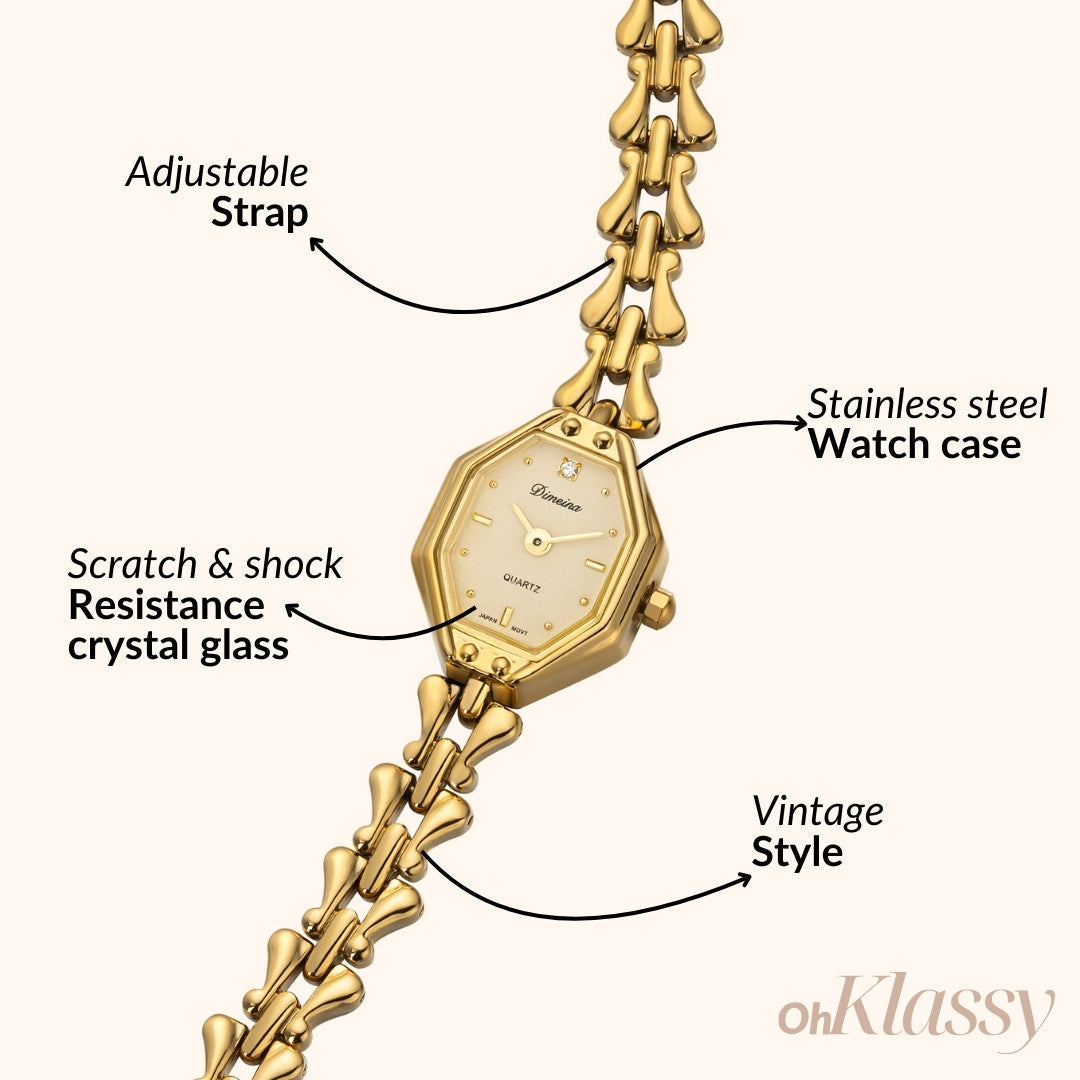 Celeste | Reloj Oro