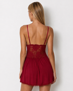 Colomba | Camicia da notte babydoll in pizzo