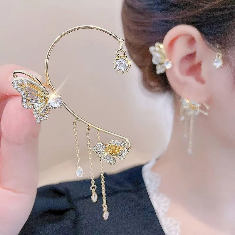 Pendientes sencillos de mariposa