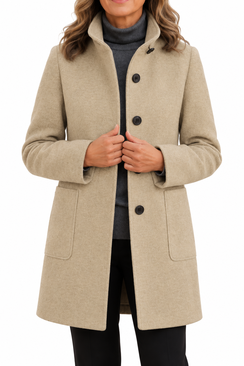 Cappotto Lidia cachi