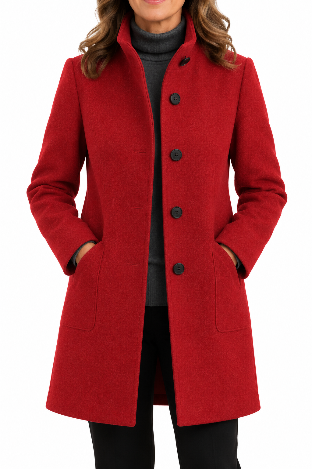 Cappotto Lidia rosso