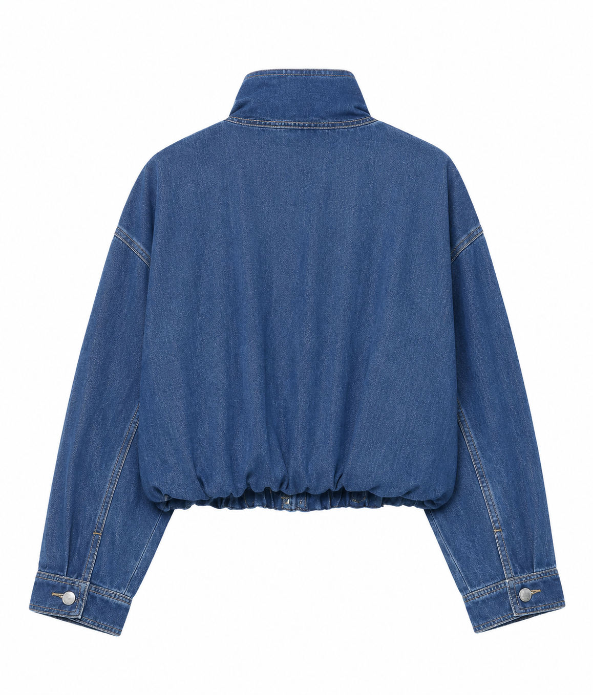 Chaqueta Bumber Azul con cremallera