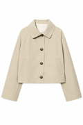 Chaqueta Bomber corta  con botones