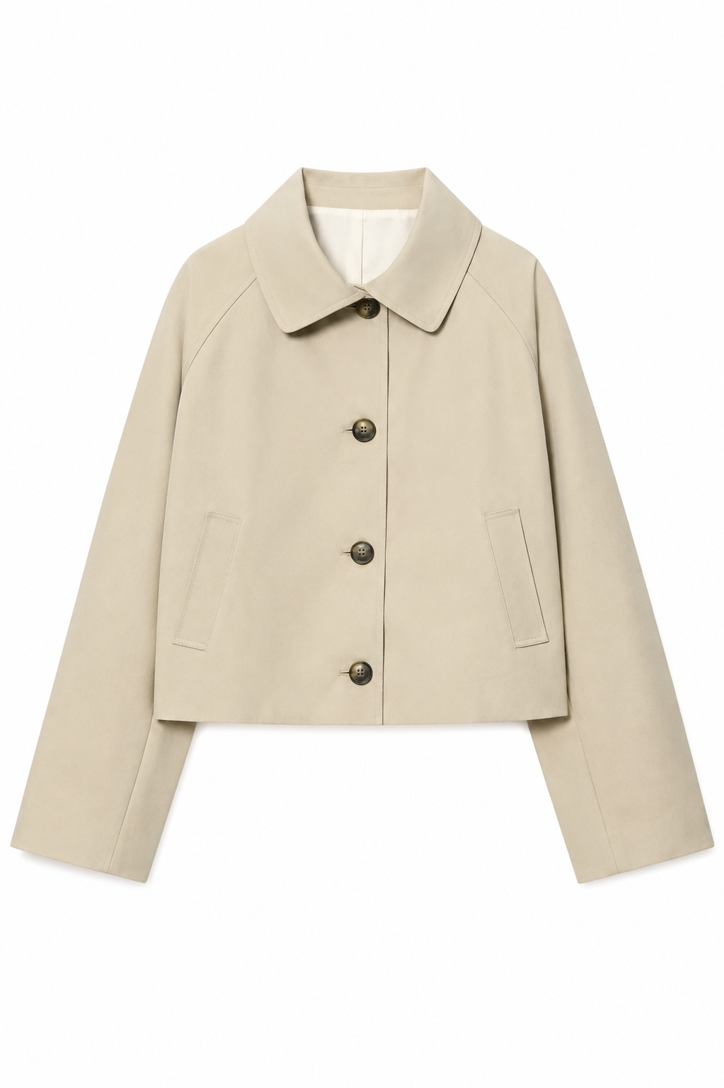 Chaqueta Bomber corta  con botones