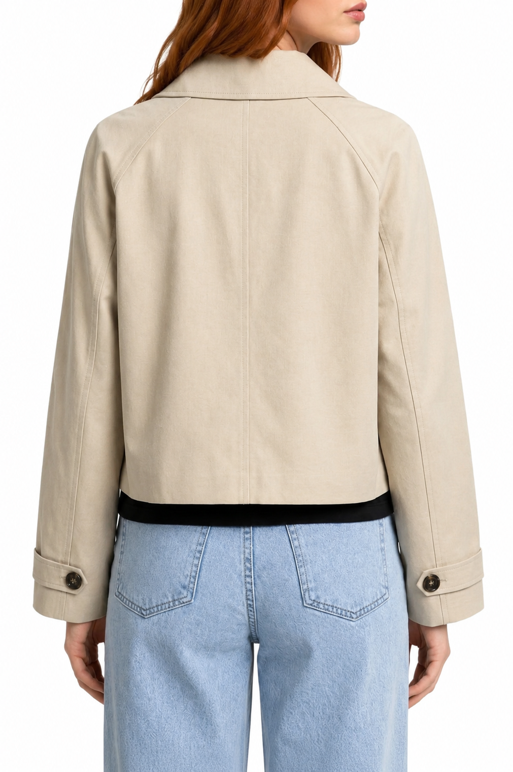 Chaqueta Bomber corta  con botones