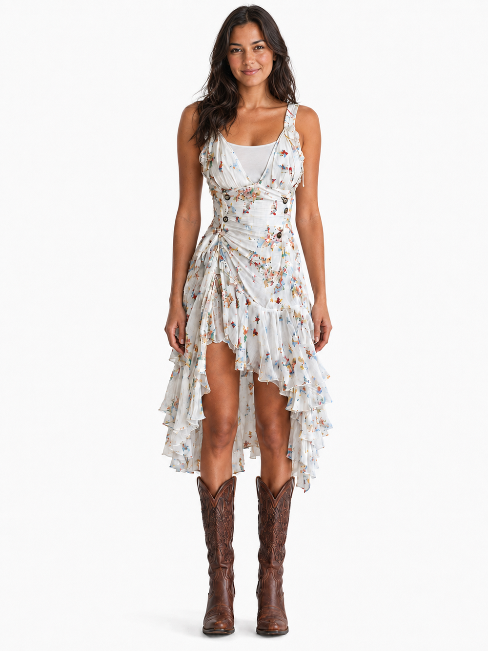 Nove | Vestido con tirantes finos