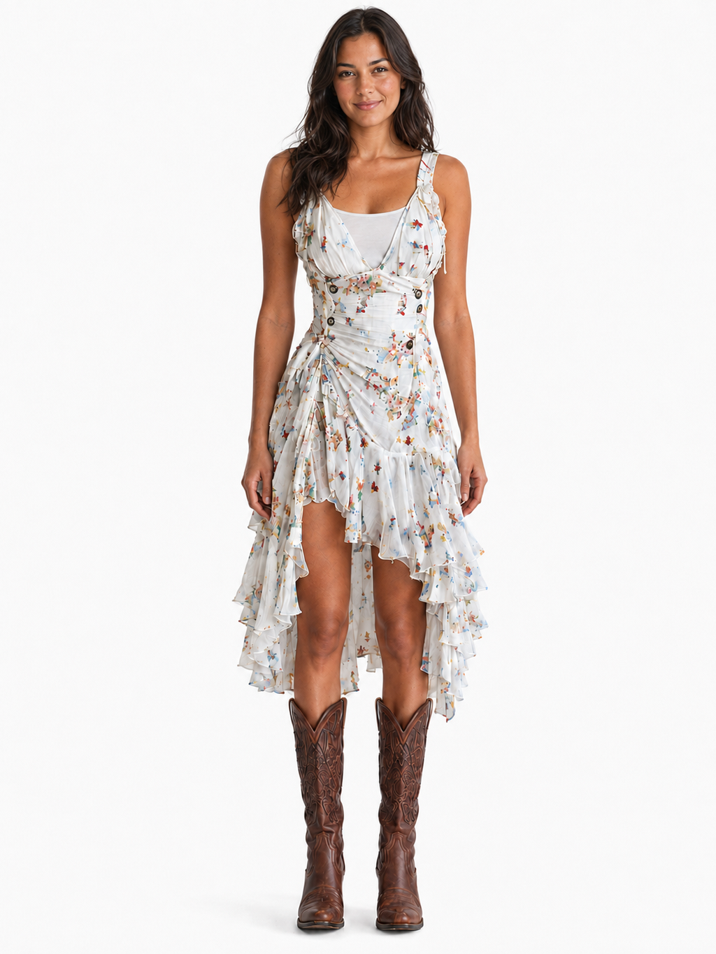 Nove | Vestido con tirantes finos