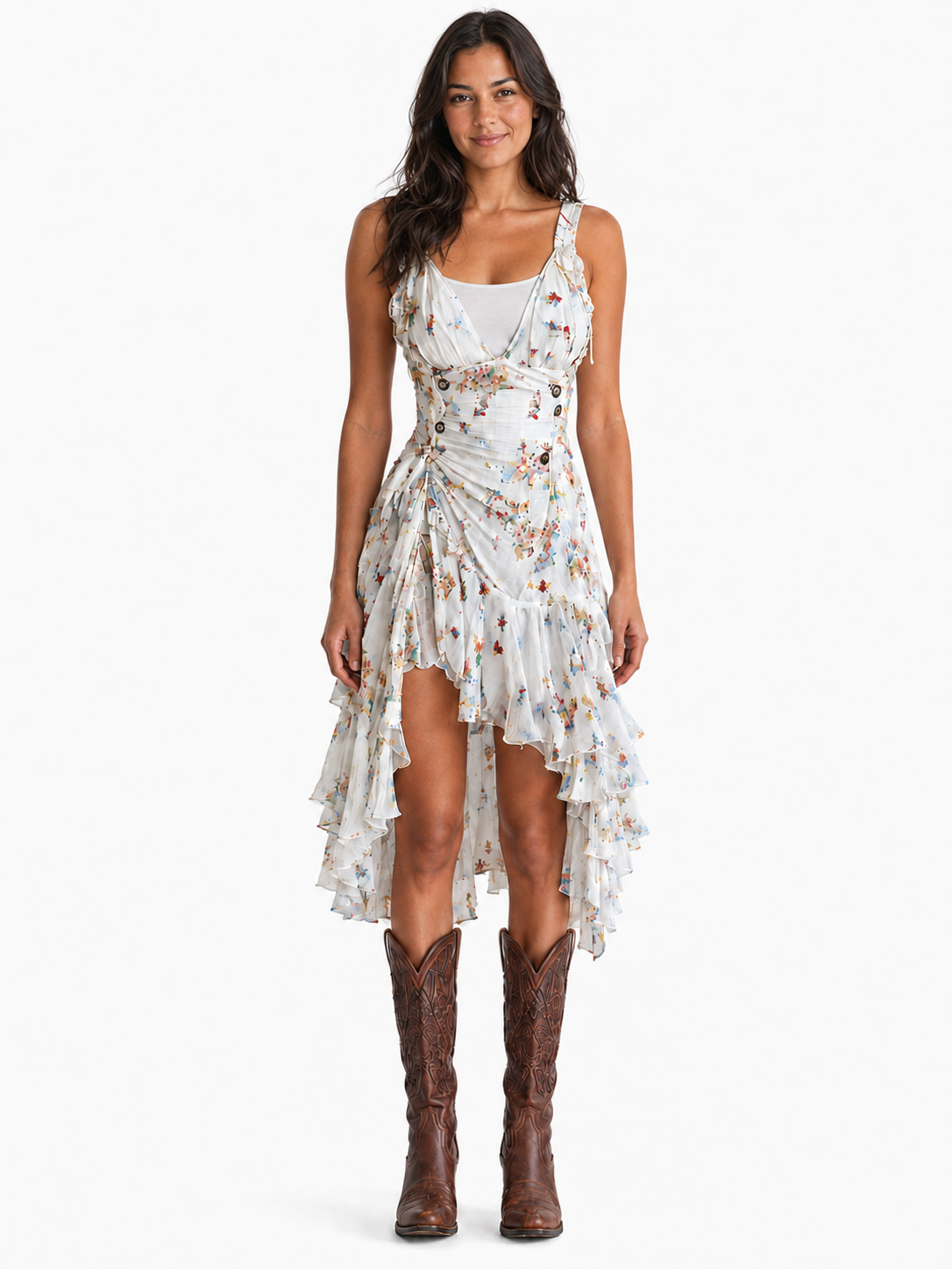 Nove | Vestido con tirantes finos