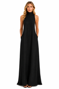 Nove | Vestido largo con cuello alto