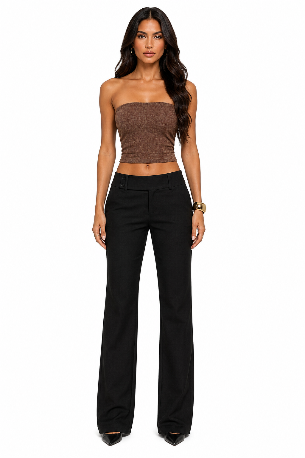 Nove| pantalones elegantes holgados