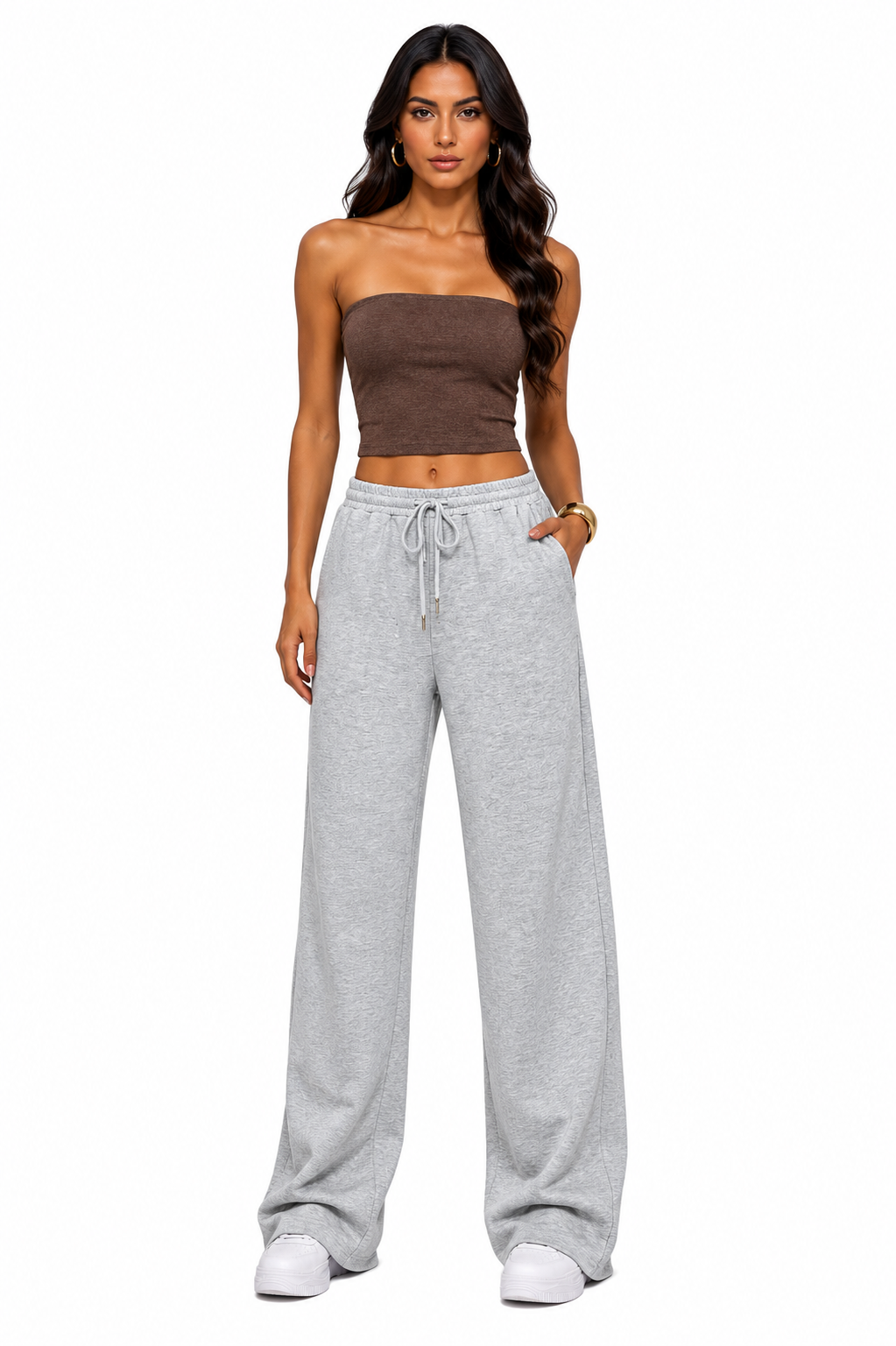 Nove | Pantalones  de pierna ancha y corte informal