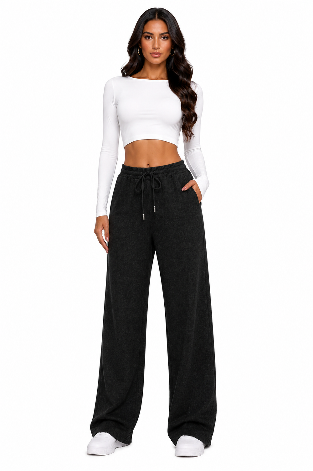 Nove | Pantalones  de pierna ancha y corte informal