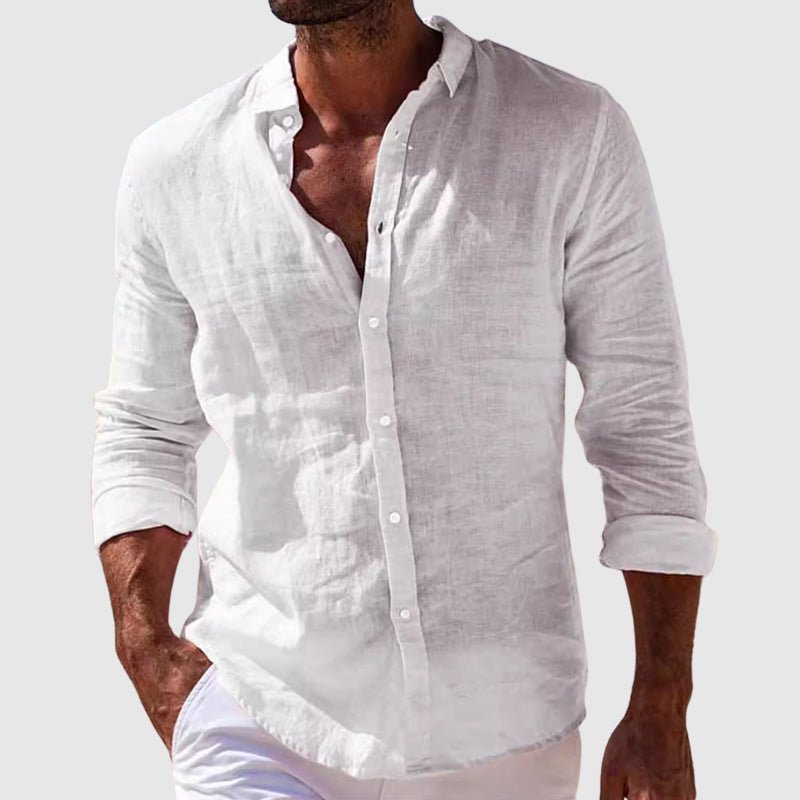 Nove | Elegante camisa de lino con estilo costero