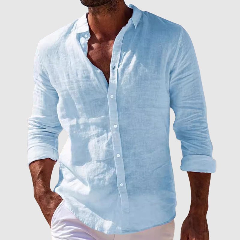 Nove | Elegante camisa de lino con estilo costero
