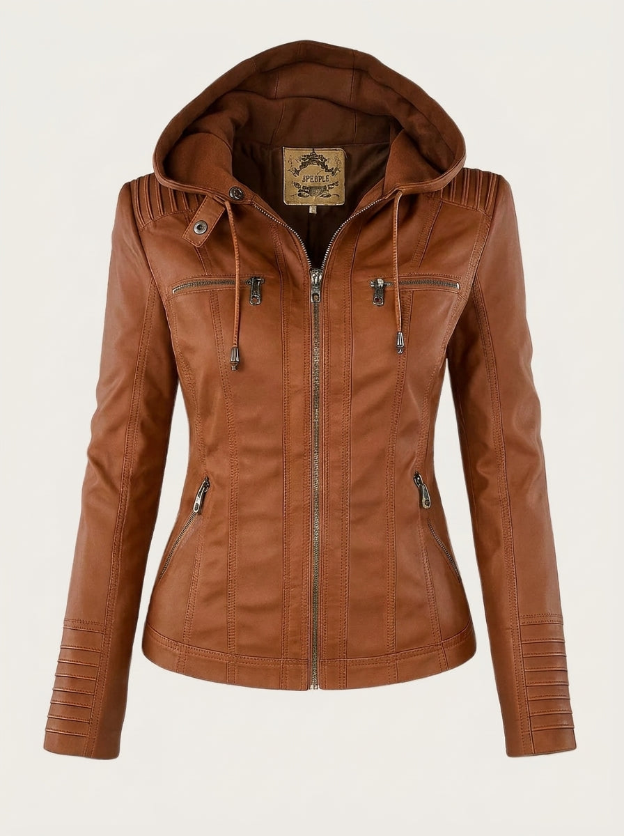 Assunta - Giacca in Pelle Resistente ed Elegante