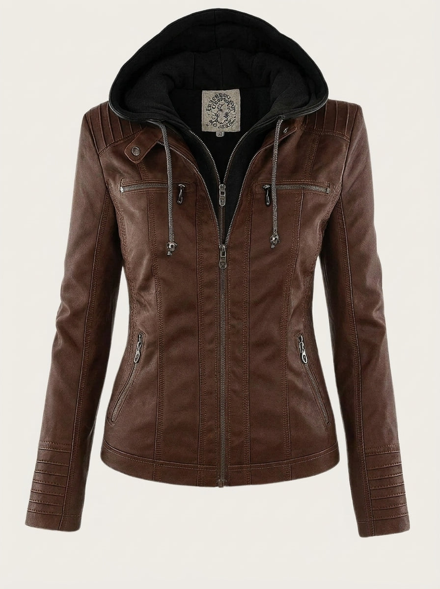 Assunta - Giacca in Pelle Resistente ed Elegante