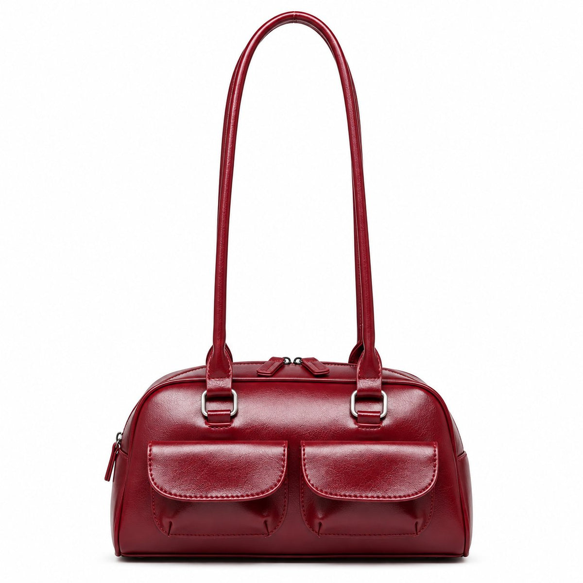 Borsa Studios Nove su sfondo bianco