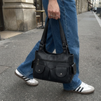 Borsa a spalla con tasche multiple