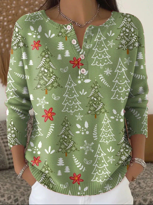 Maglione natalizio verde
