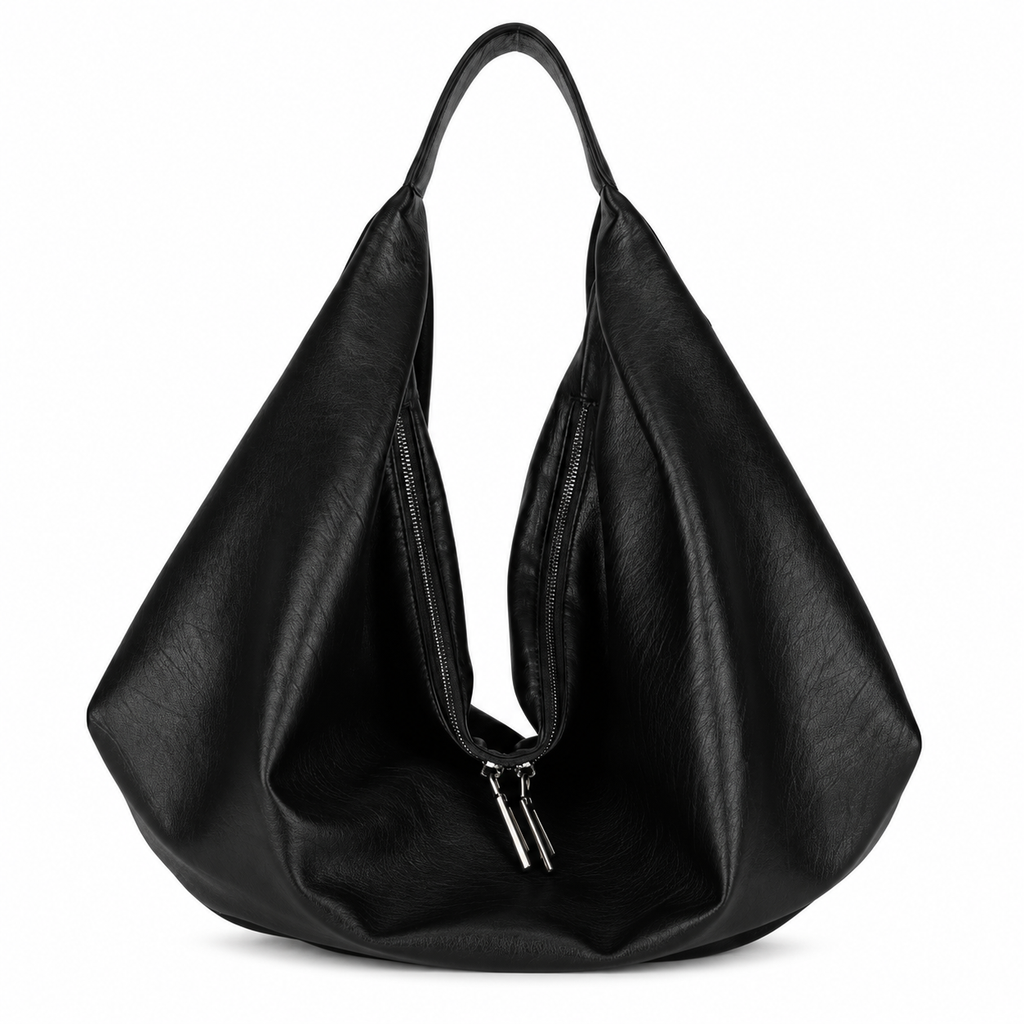 Borsa Studios Nove su sfondo bianco