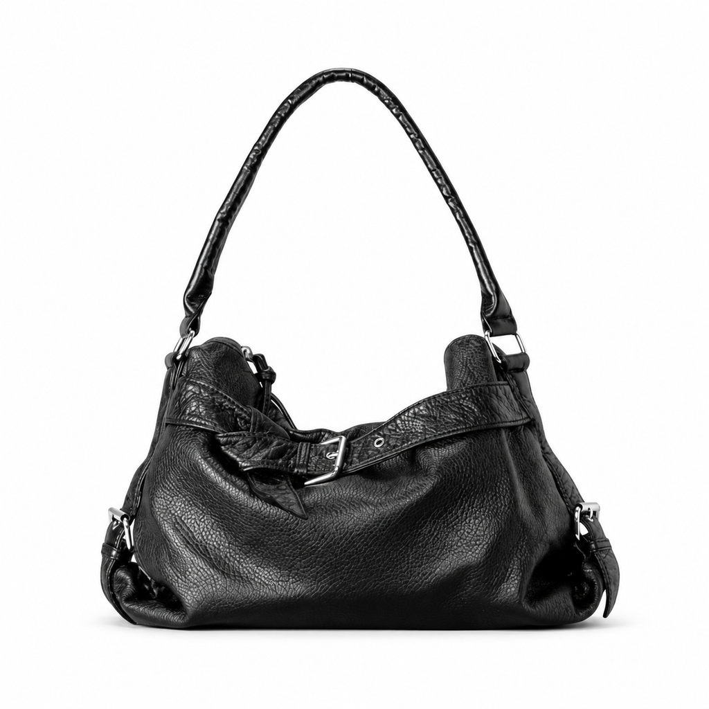 Borsa Studios Nove su sfondo bianco