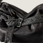 Borsa a spalla con fibbia diagonale