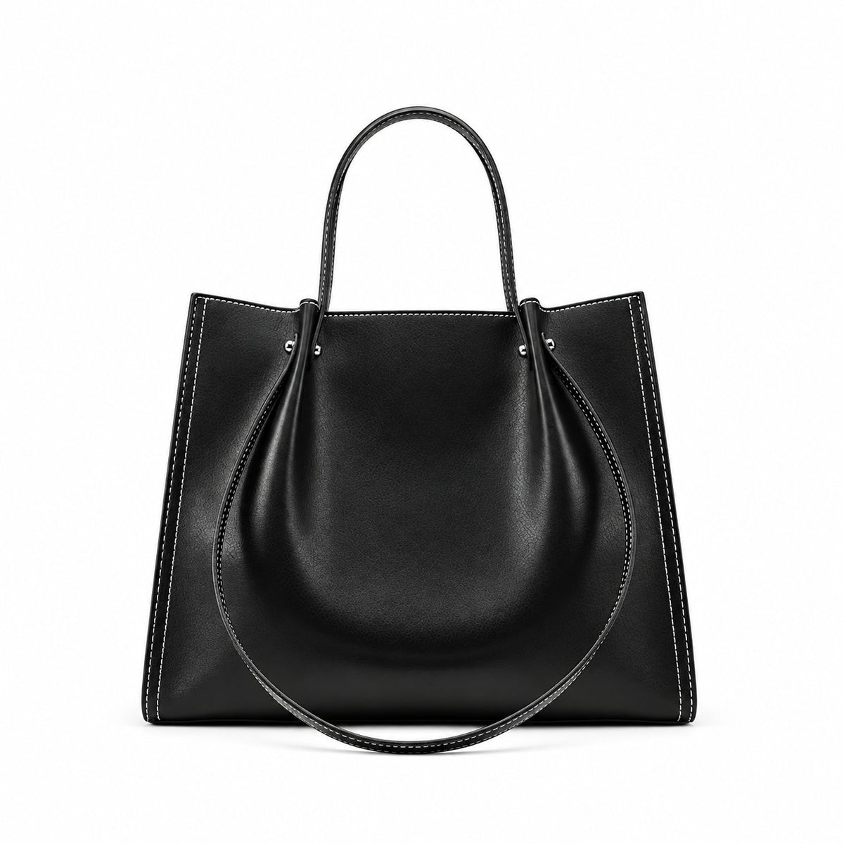 Borsa Studios Nove su sfondo bianco