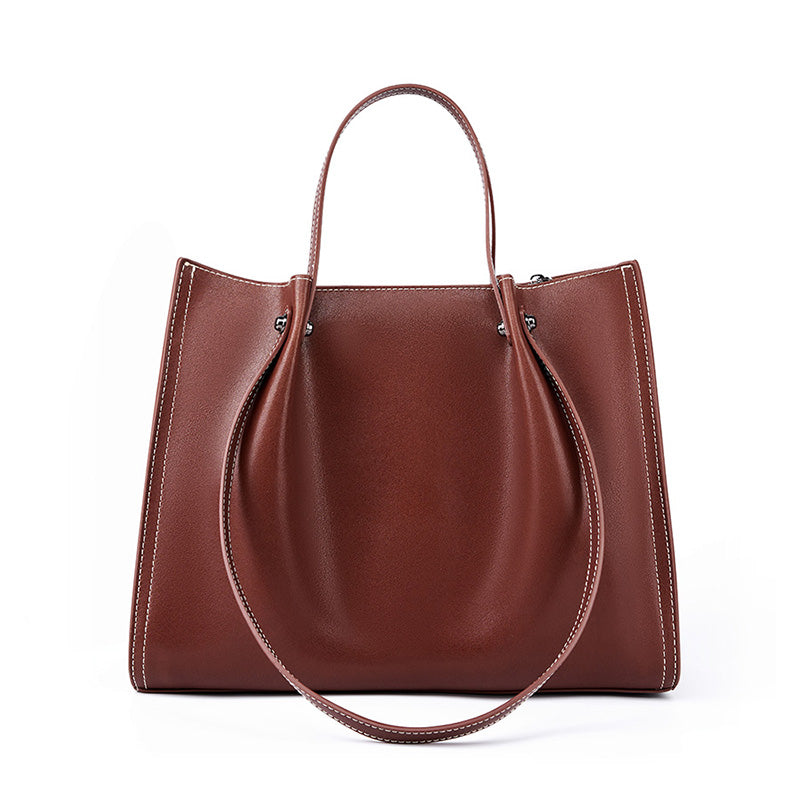 Borsa strutturata con doppia maniglia