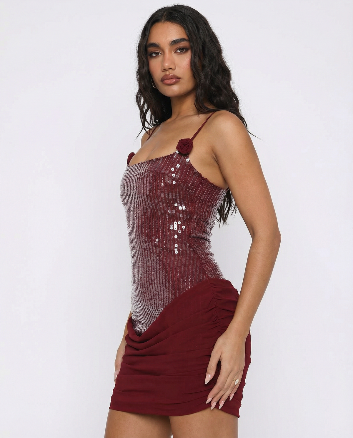 Abito mini con paillettes LUMINA