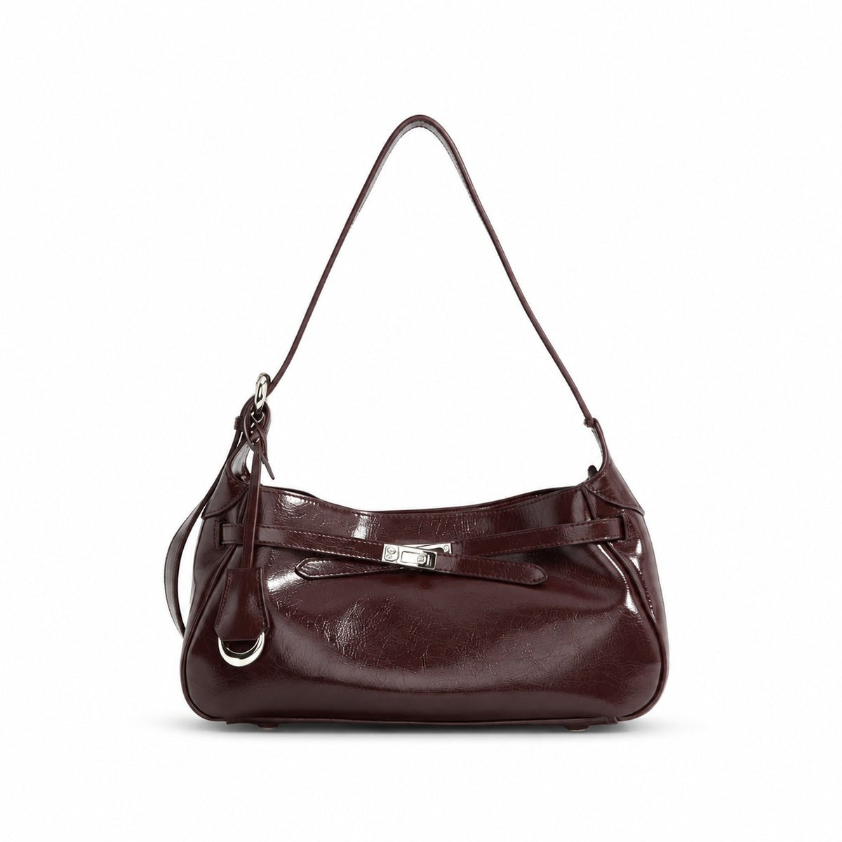 Borsa Studios Nove su sfondo bianco