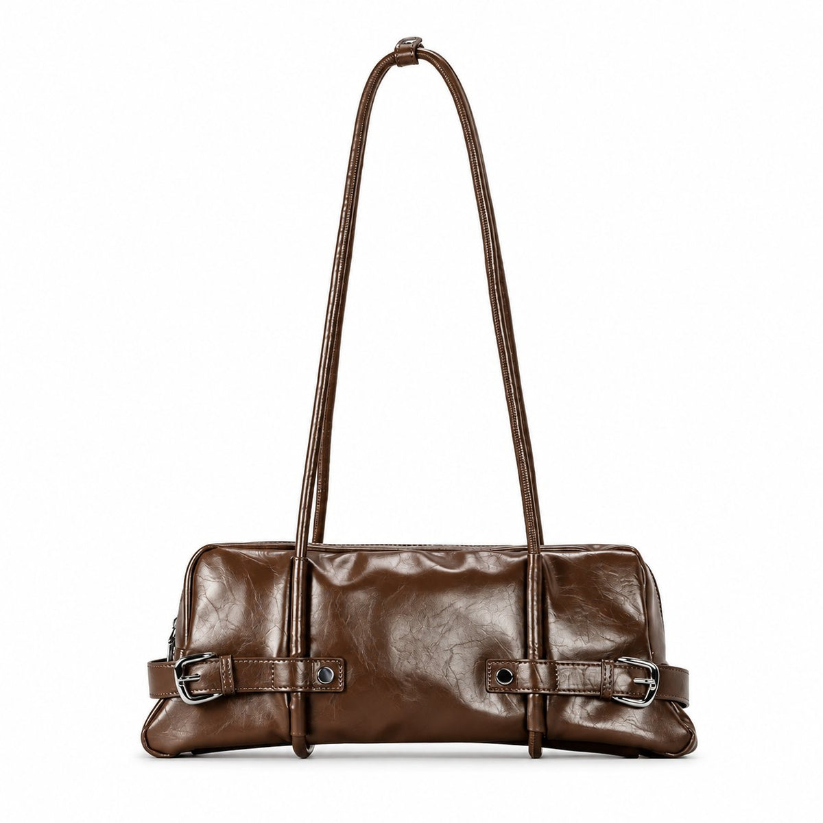 Borsa Studios Nove su sfondo bianco