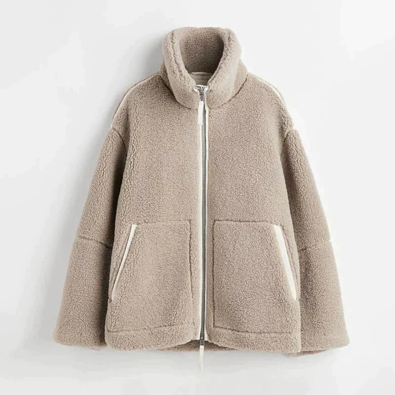 Giacca teddy Silvana look