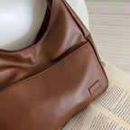 Borsa a spalla con tasca frontale