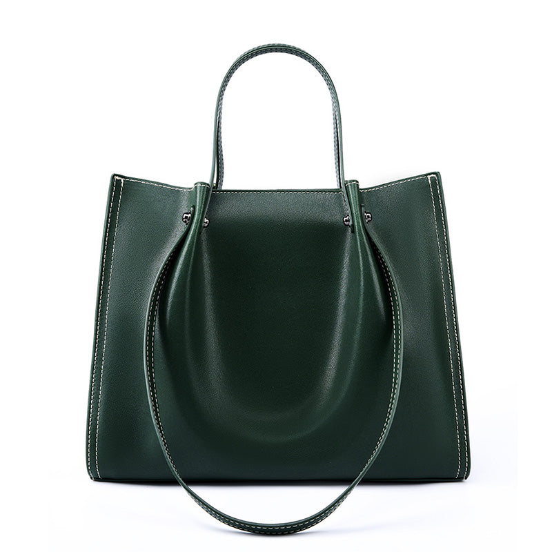 Borsa strutturata con doppia maniglia