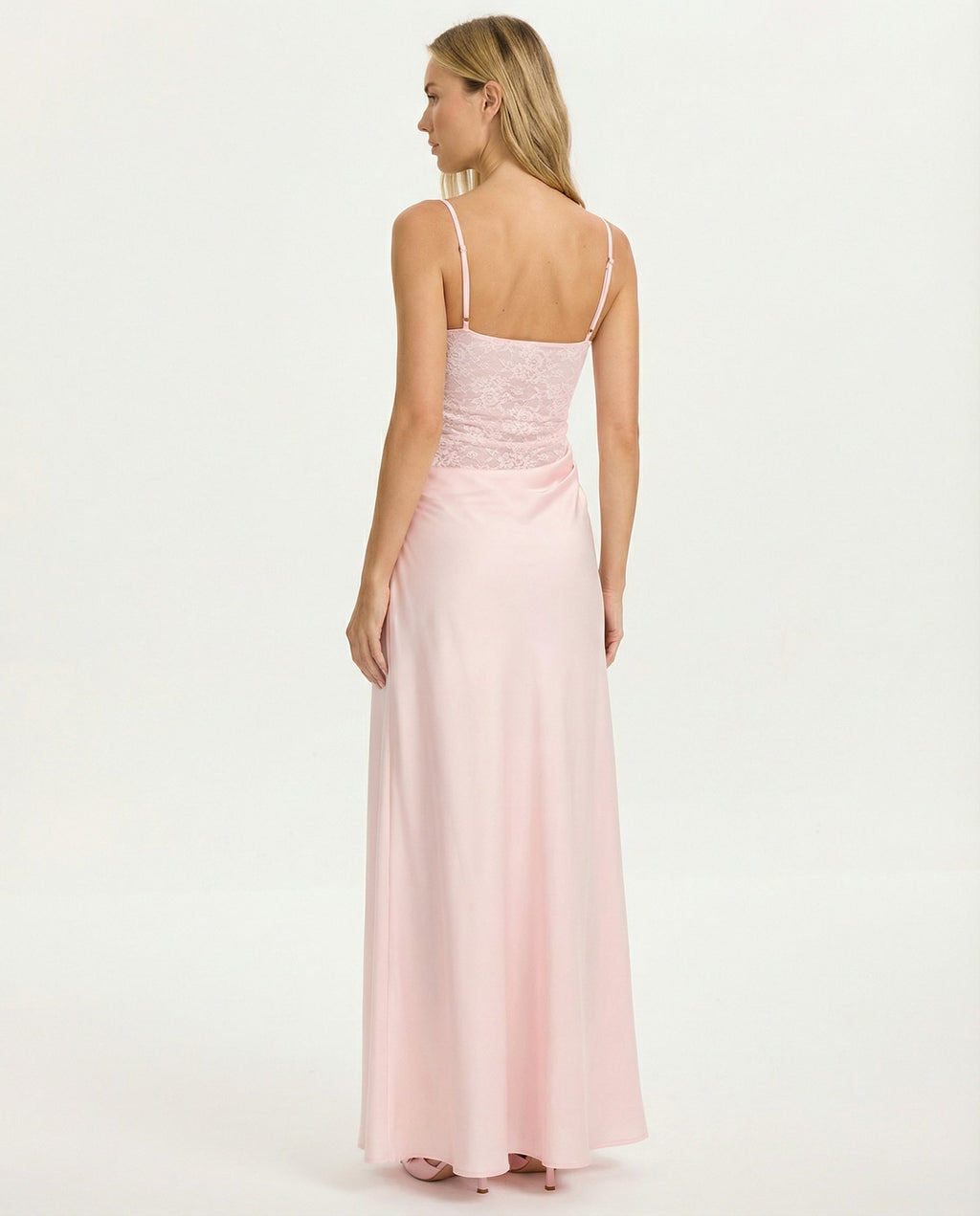 Abito lungo Musa rosa