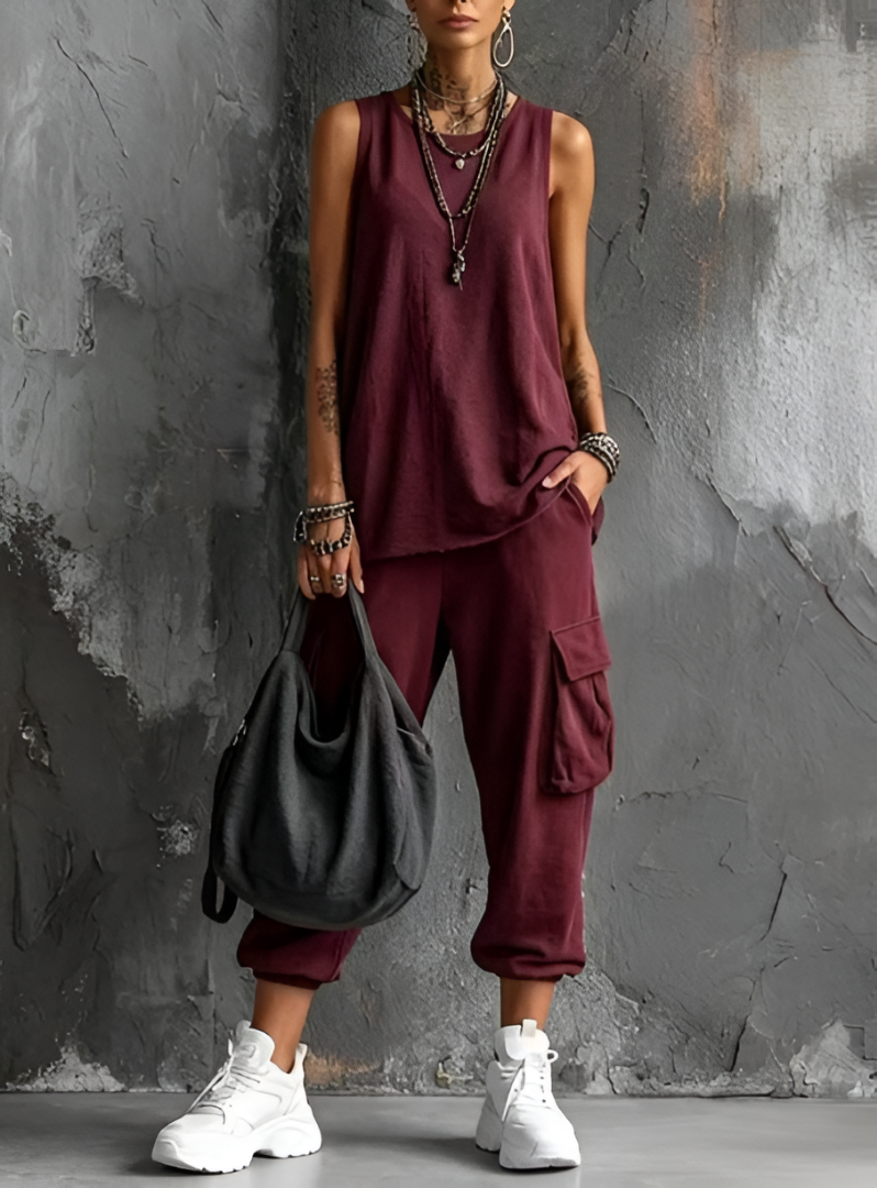 Nove | Conjunto entero informal con bolsillos