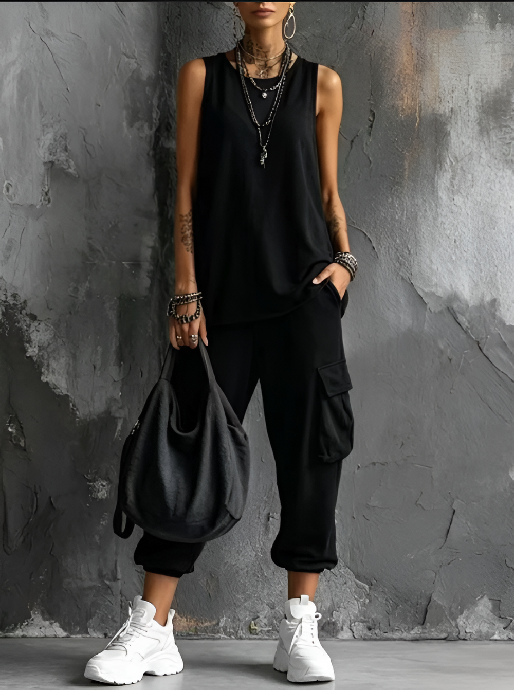 Nove | Conjunto entero informal con bolsillos
