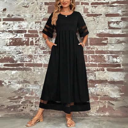 Cerelia | Robe midi flatteuse qui lisse le ventre