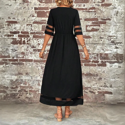 Cerelia | Robe midi flatteuse qui lisse le ventre